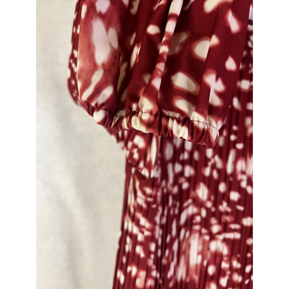 Maje Rocker Shift Dress Red White Sz 1 / US Sz S - Picture 6 of 11
